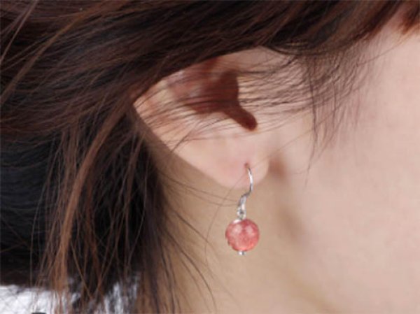 원석귀걸이,