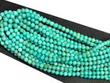 터키석Turquoise  비즈 4mm,  3a++품질,  한줄 사이즈 39cm