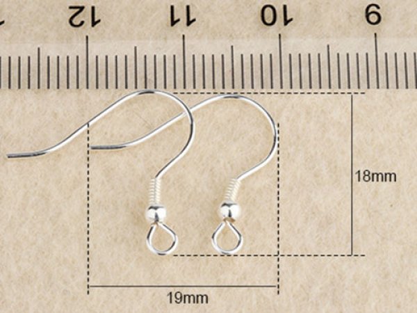 Photo2: 은 귀걸이 장식  (2)