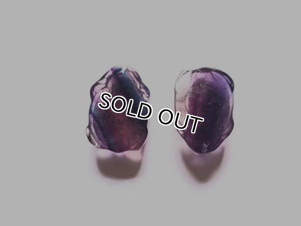 Photo3: 플로라이트 거부기  펜던트 목걸이용 조각 펜던트  10알 구매시 20% OFF : 사이즈 23mm x 너비:16mm x 두께:8mm (3)