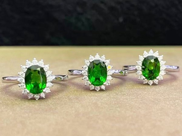 다이옵사이드 보석반지,