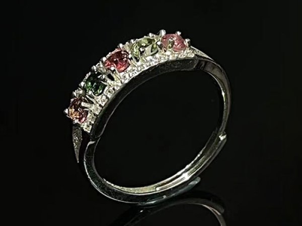 Photo2: 토르말린 Tourmaline  반지 실버925 (2)