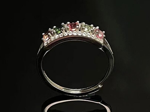 Photo3: 토르말린 Tourmaline  반지 실버925 (3)