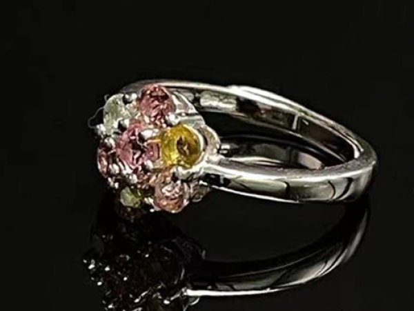 Photo2: 토르말린 Tourmaline  반지 실버925 (2)