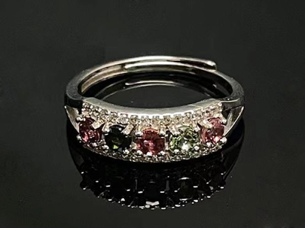 Photo4: 토르말린 Tourmaline  반지 실버925 (4)