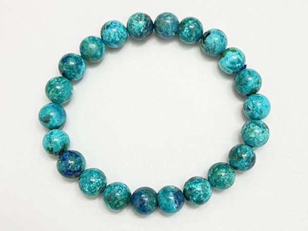 희소품질 크리소콜라 원석팔찌,