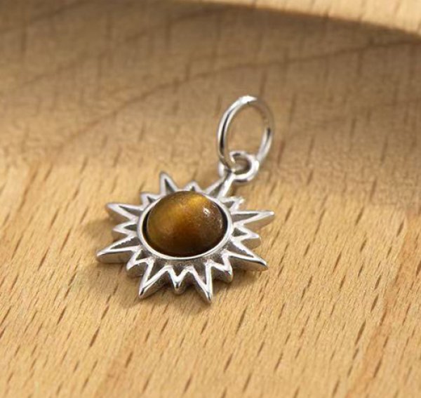 Photo3: 실버925 호안석 펜던트 팔찌 목걸이 용 펜던트 (3)